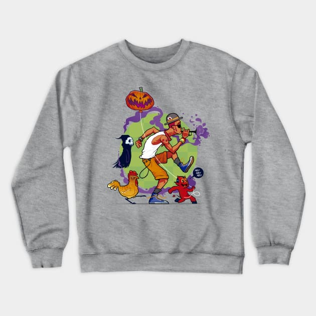 Happy halloween Crewneck Sweatshirt by Morts